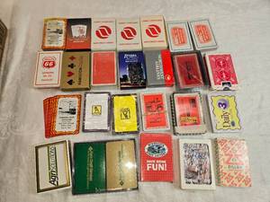 lot 308 image: Vintage and Advertising Playing Cards including Northwest Orient, Phillips 66, and Minnesota State Lottery