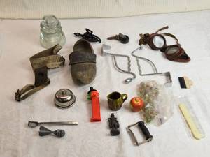 lot 312 image: Bell, Corn Husker, Clog, Pez, Goggles and More Vintage Like Items