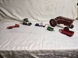 lot 24 image: Die-Cast Toy Vehicles Including Tractor and Trucks