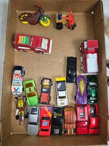 lot 26 image: Die-Cast Vehicles and Trailers - Tootsie, Matchbox and others