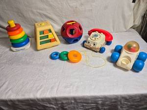 lot 44 image: Fisher-Price Toy Collection Featuring Chatter Telephone and More