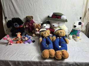 lot 65 image: Plush Toys including TY Bears and Disney Characters