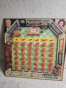 lot 73 image: Variety of Vintage Board Game Boards Monopoly, Parcheesi & Easy Money