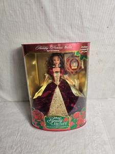 lot 117 image: Disney Beauty and the Beast Holiday Princess Belle Doll Special Edition