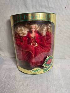 lot 119 image: 1993 Special Edition Holiday Barbie in Red Gown