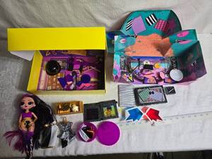 lot 132 image: LOL Surprise OMG Winter Disco Doll with Accessories and Playset