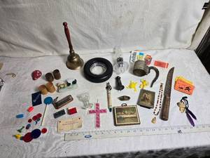 lot 178 image: Mixed Lot Including Bell, Artistry Booklet, and Various Toys