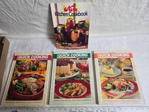 lot 224 image: Cookbooks Taste of Home Quick Cooking and Kerr Kitchen Guide