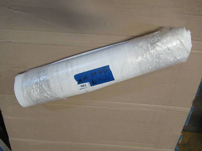 lot 180 image: NEW Vinyl Tarp - 9 x 10  White  White Vinyl tarp - 20 oz. Heavy-weight Duty