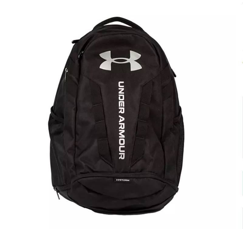 lot 291 image: NEW Under Armour UA Hustle 5.0 Backpack - Black