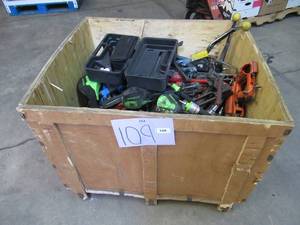 lot 109 image: Pallet of Processed USED Power Tools - Roughly 50 Power Tools UNTESTED - AS-IS