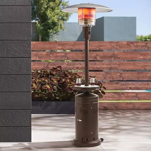 lot 137 image: Members Mark 50000 BTU Patio Heater with LED Table - Bronze Powder Coat Finish