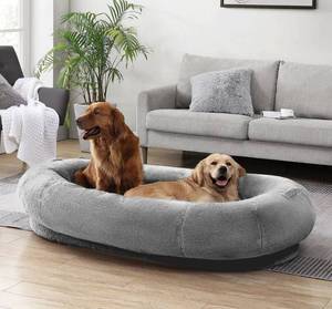 lot 190 image: Canine Creations by Arlee Home & Pet Napper Ultimate Pet Bed - Gray