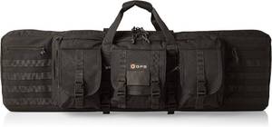 lot 210 image: NEW G.P.S. 42 Double Soft Rifle Case - 42 L x 12.75 H x 9 W Adjustable Durable Convenient Shooting Gear Storage wMOLLE