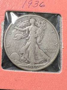 1936-D US WALKING LIBERTY HALF DOLLAR