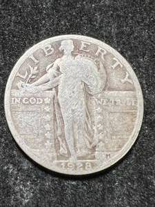 lot 31 image: 1928 US STANDING LIBERTY QUARTER