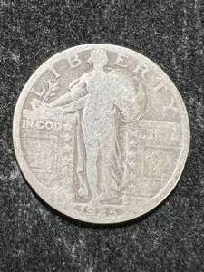 lot 39 image: 1925 US STANDING LIBERTY QUARTER