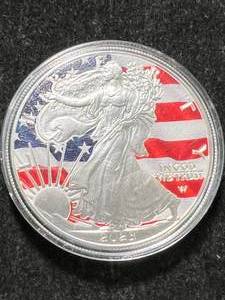 lot 59 image: 2023 AMERICAN SILVER EAGLE 1 TROY OZ .999 FINE SILVER IN AIRTITE