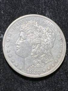 lot 74 image: 1880-S US MORGAN SILVER DOLLAR