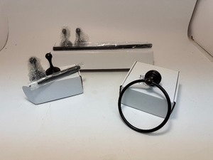 lot 1 image: Oil Rubbed Bronze Bathroom Fixtures