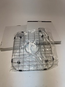 lot 7 image: Lot of (2) Stainless Steel Sink Protectors - 14 x 12