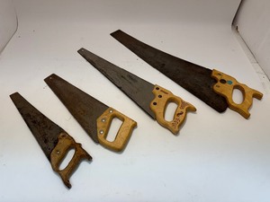 lot 19 image: Vintage Hand Saws