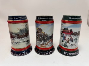 lot 29 image: Budweiser Steins
