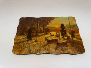 lot 34 image: Wood Deer Art