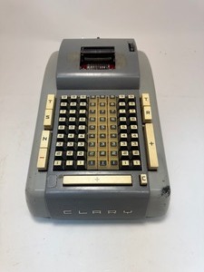 lot 57 image: Vintage Electric Clary Adding Machine Calculator