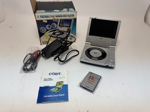 lot 70 image: Coby TF-DVD5010 5 Portable Flat-screen DVD Player - Works