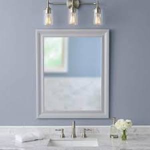 lot 3 image: Hampton Bay Ayelen 22 in. 3-Light Brushed Nickel Modern Bathroom Vanity Light  Customer Returns See Pictures