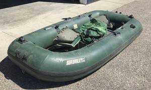Sea Eagle Hard Bottom Fishing Raft