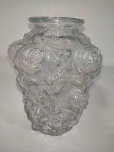 lot 78 image: Clear Goofus Glass Vase