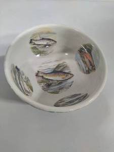 PORTMEIRION "The Compleat Angler - Fern" British Fishes Bowl