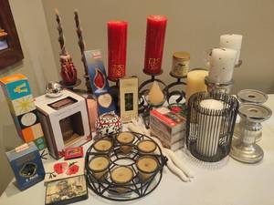 lot 94 image: Huge Lot of CandlesCandle Decor