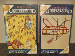 lot 13 image: London Underground 1000pc Jigsaw Puzzles
