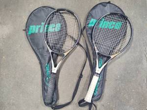 lot 20 image: Prince Force 3 Tennis Rackets