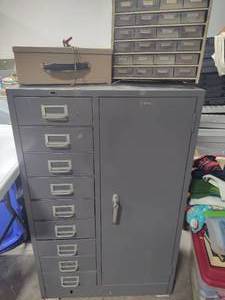 lot 89 image: Cole Steel Storage Cabinet