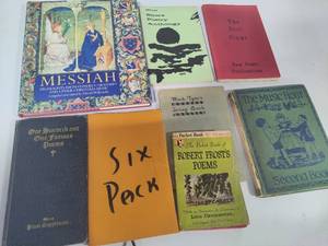 lot 111 image: Poems & Music Books