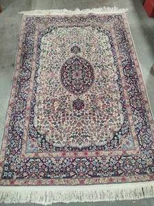 lot 126 image: Large WoolCotton Rug