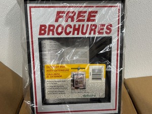 lot 16 image: Outdoor Box for Brochures Qty 6
