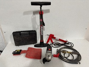 lot 44 image: Hand Pump, Angle Grinder, Lights and More