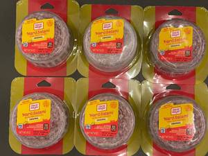 lot 40 image: I - Oscar Mayer Hard Salami 8oz Packs - Set of 6