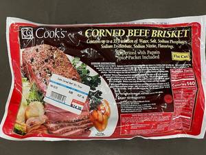 lot 153 image: Cooks Corned Beef Brisket 4.27lbs