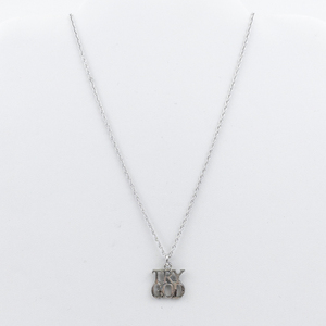 Tiffany & Co. "Try God" Sterling Silver Pendant Necklace .