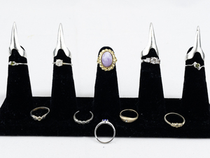 lot 372 image: Set of thirteen  Gold & Silver Tone Base Metal Rings. Size 4.5-5.