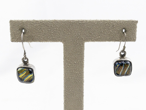 lot 484 image: Fiesta Beaded Gold Tone Base Metal Hoop Earrings .