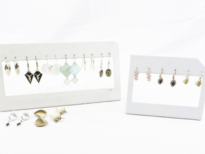 lot 492 image: Set of twelve  Gold & Silver Tone Base Metal Earrings .