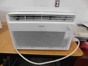lot 19 image: Vissani 5,000 BTU 115-Volt Window Air Conditioner for 150 sq. ft Rooms with Dehumidifier in White