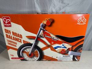 New Hape Off-Road Balance Bike - Motocross Style